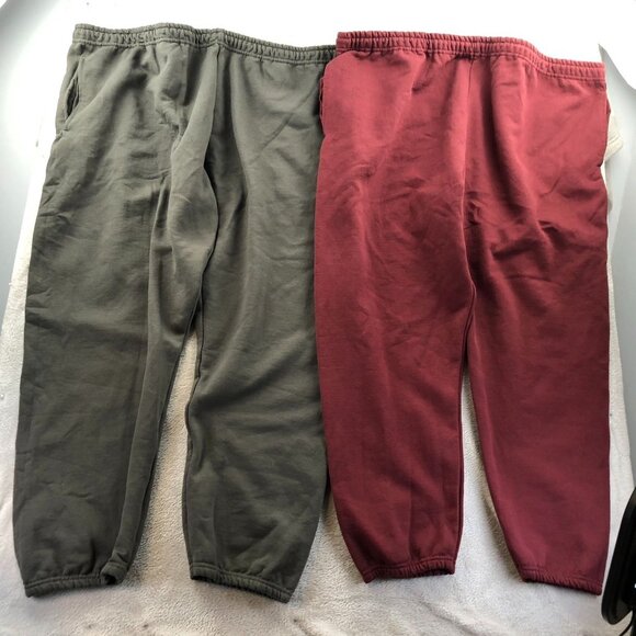 2 Athletic Works Mens Jogger Sweatpants 4XL Lot Of Two Pull On Classic Casual - Picture 10 of 10